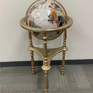 Alexander Kalifano Gemstone Floor Globe ambassador leg 37" local pick up 85711